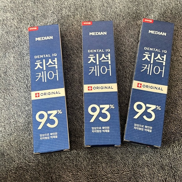 Median dental IQ toothpaste - 3 tubes made in USA - Picture 1 of 5
